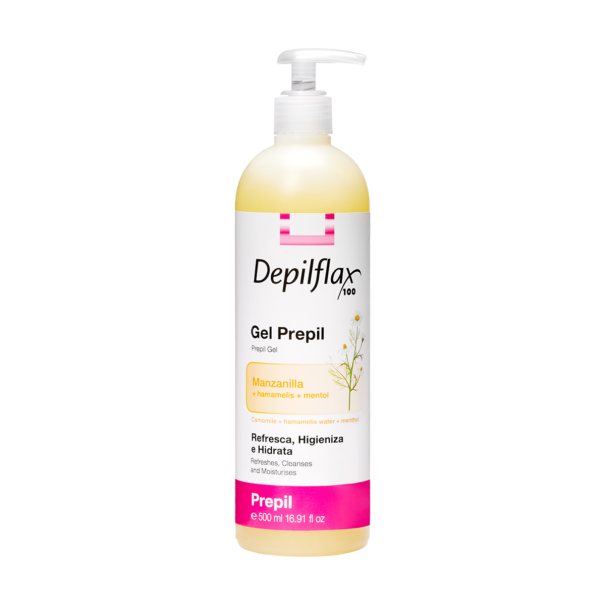 Depilflax 100 preddepilačný gél 500ml