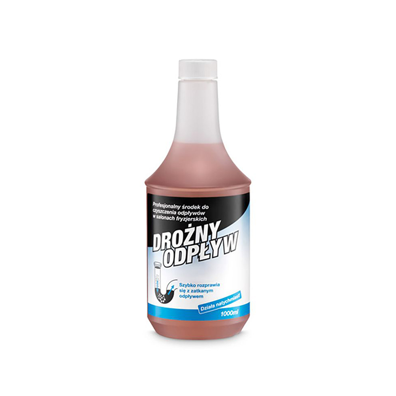 Barbicide drożny odpływ płyn do udrażniania odpływów w salonach kosmetycznych i fryzjerskich 1000 ml