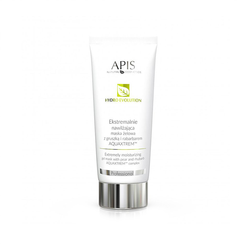 Apis Hydro Evolution ekstremaliai drėkinanti gelinė kaukė su kriaušių ir rabarbarų ekstraktu Aquaxtrem™, 200 ml