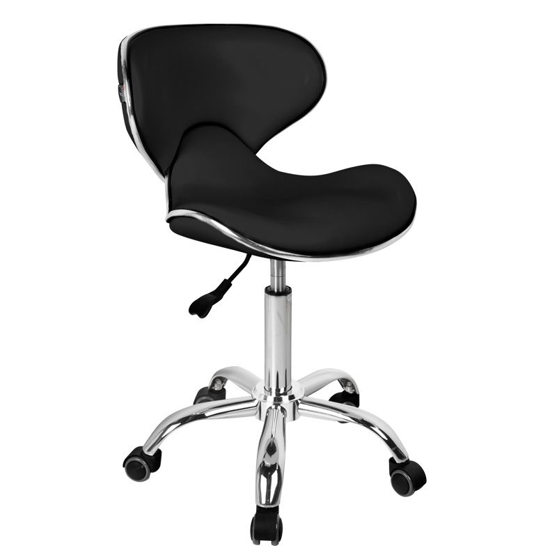 Gabbiano kozmetická stolička čierna Q-4599
