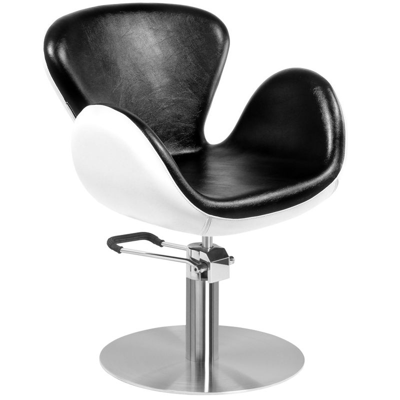 Gabbiano fotel fryzjerski Amsterdam czarno-biały