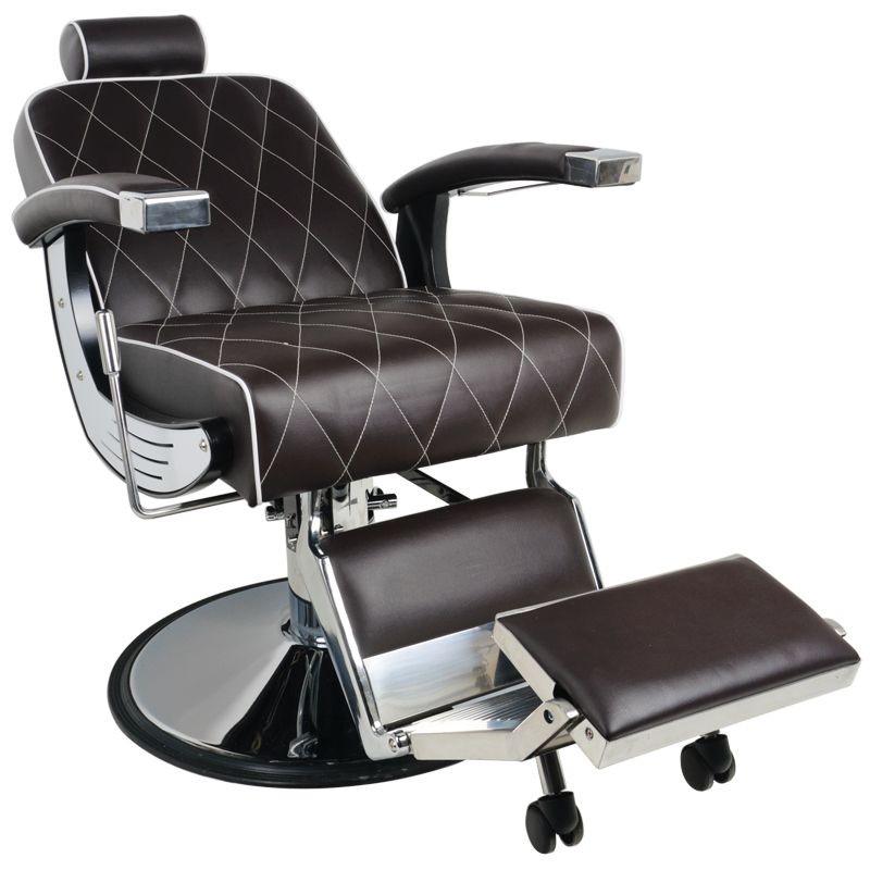 Gabbiano barberské kreslo Imperial hnedé