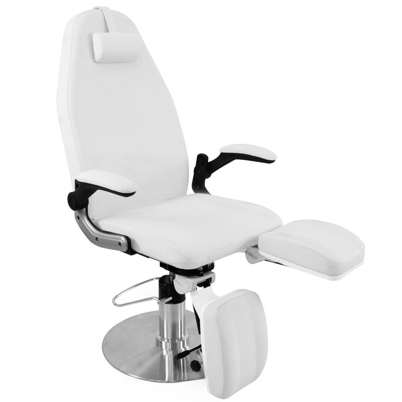 Hydraulické kreslo na pedikúru Azzurro 713A biele