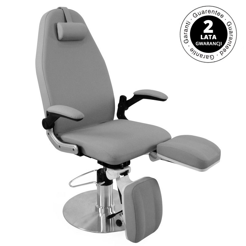 Hydraulické podiatrické kreslo Azzurro 713A sivé