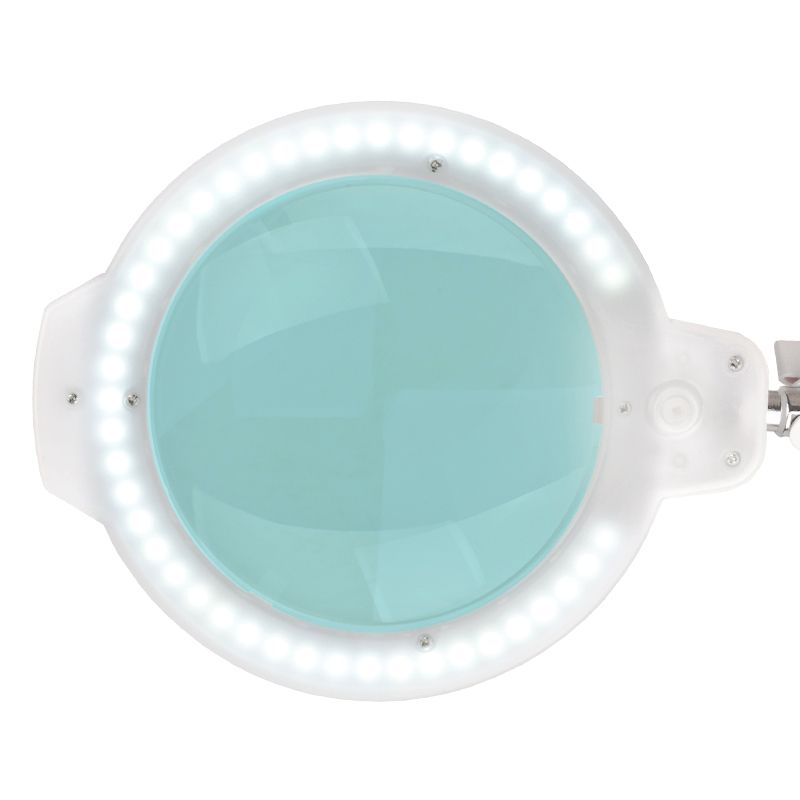 Lampa s lupou LED Glow Moonlight 8013/6' biela stolová AKCIA