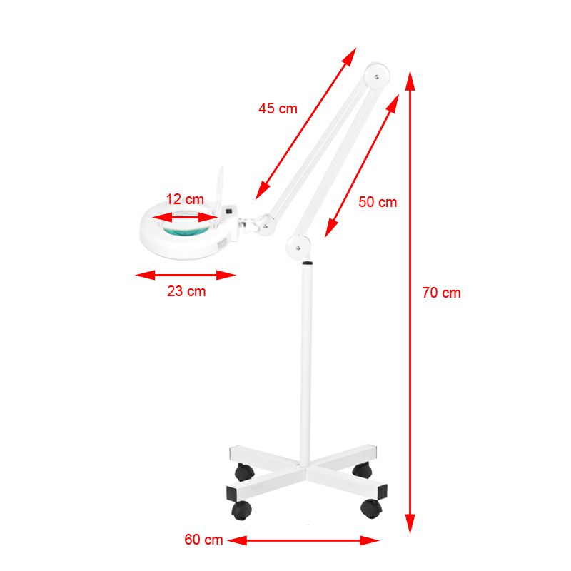Lampa s lupou LED S4 + stojan