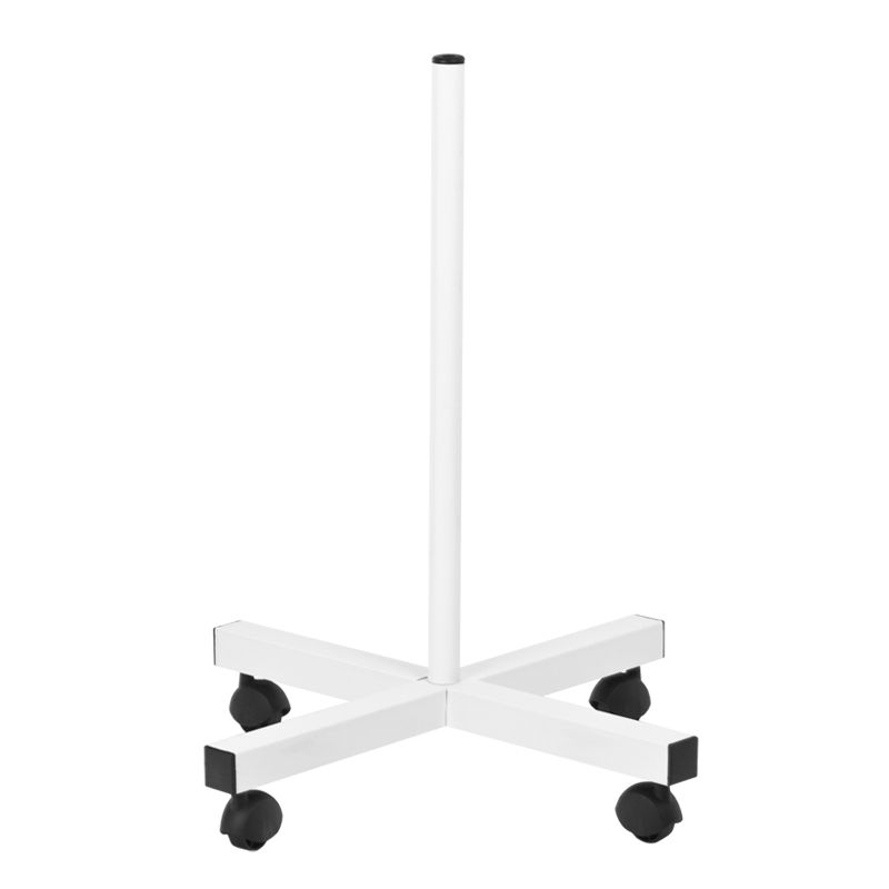 Lampa s lupou S4  biela na stojane