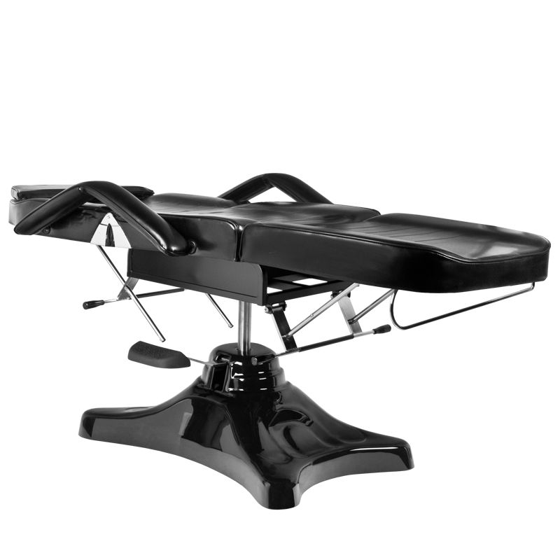 Hydraulické kozmetické kreslo čierne A 234