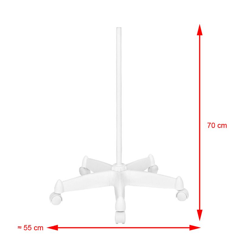 Lampa s lupou LED Glow Moonlight 8012/5' biela so stojanom