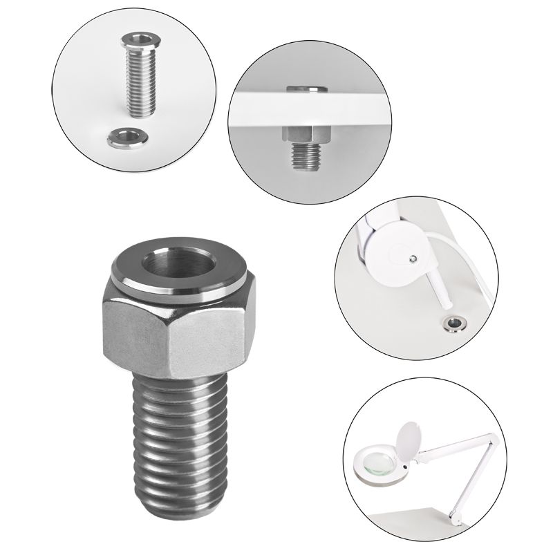 INOX držiak pre lupu s lampou – "TUBE"