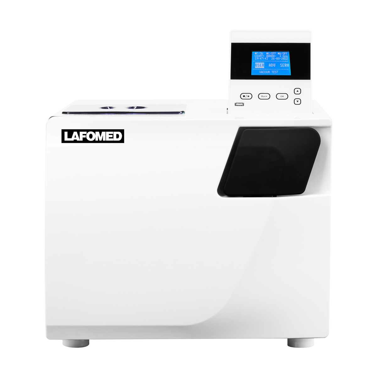 Autokláv Lafomed Compact Line LFSS18AD s 18 l tlačiarňou, medicínska trieda B