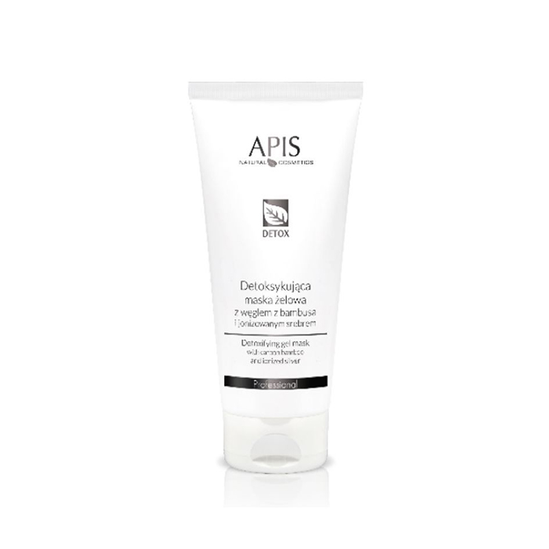 Apis detoksikuojanti gelinė kaukė su bambuko anglimi ir jonizuotu sidabru 200 ml