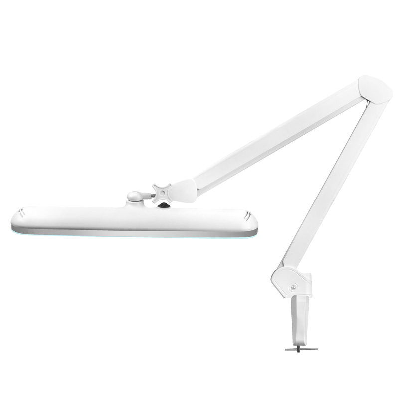 Lampa LED stolová Elegante 801-s s držiakom standard biela