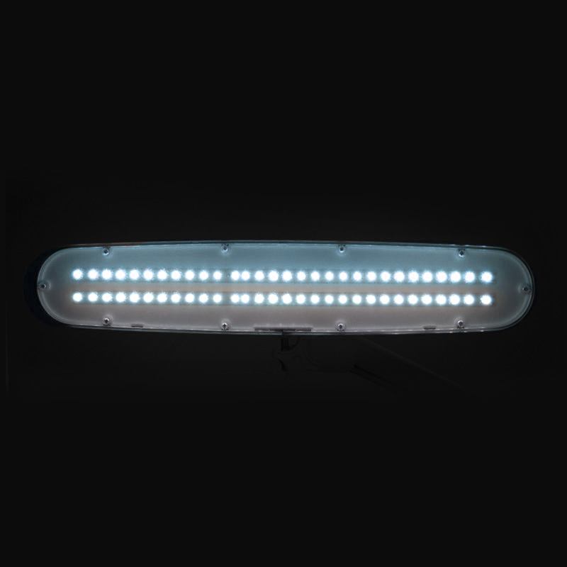 Lampa LED stolová Elegante 801-s s držiakom standard biela