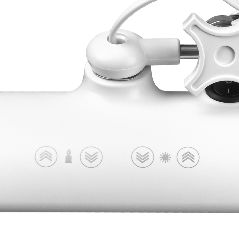 Elegantná stolová LED lampa biela 801-TL nastavenie svetla