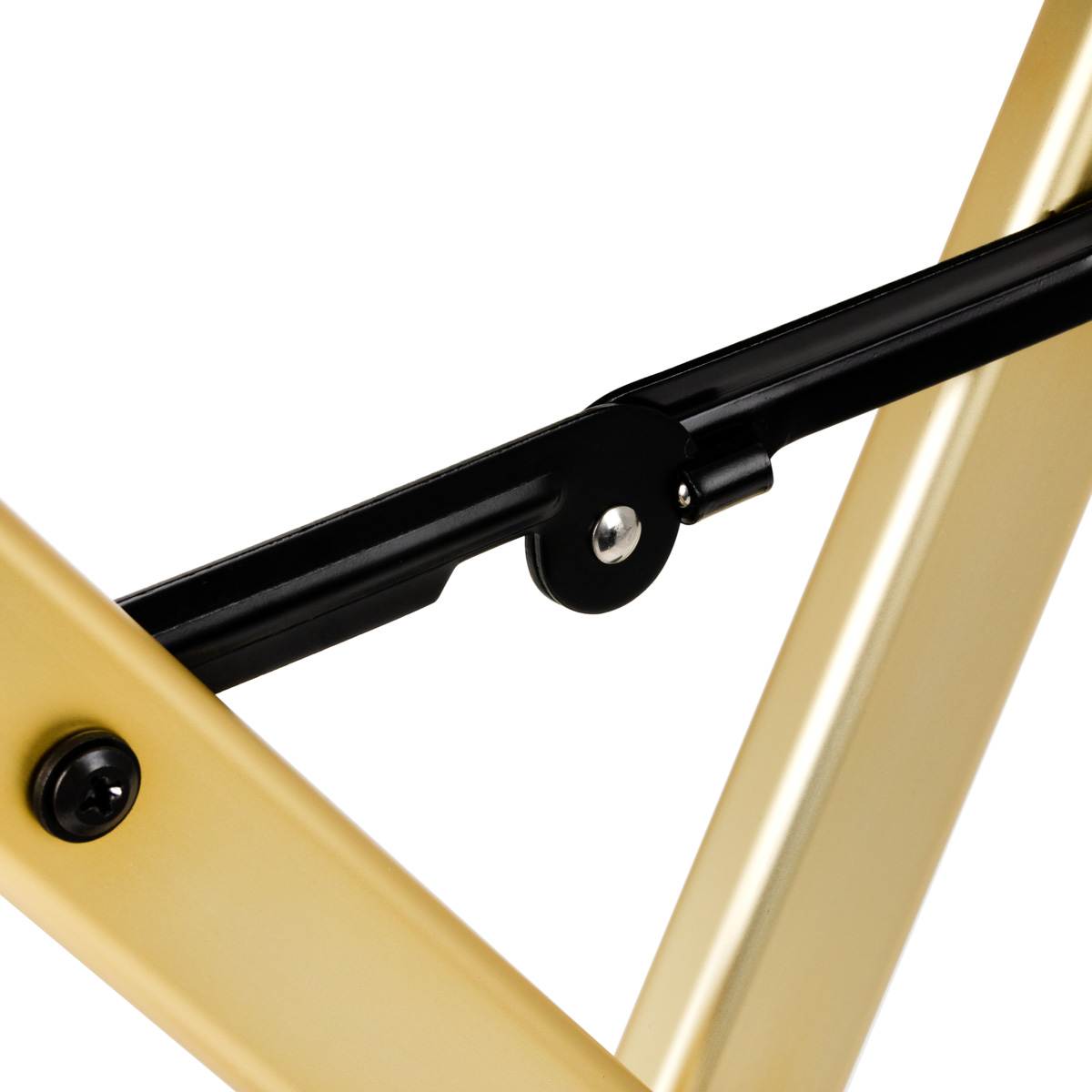 Kreslo na líčenie, make-up zlaté, hliníkové