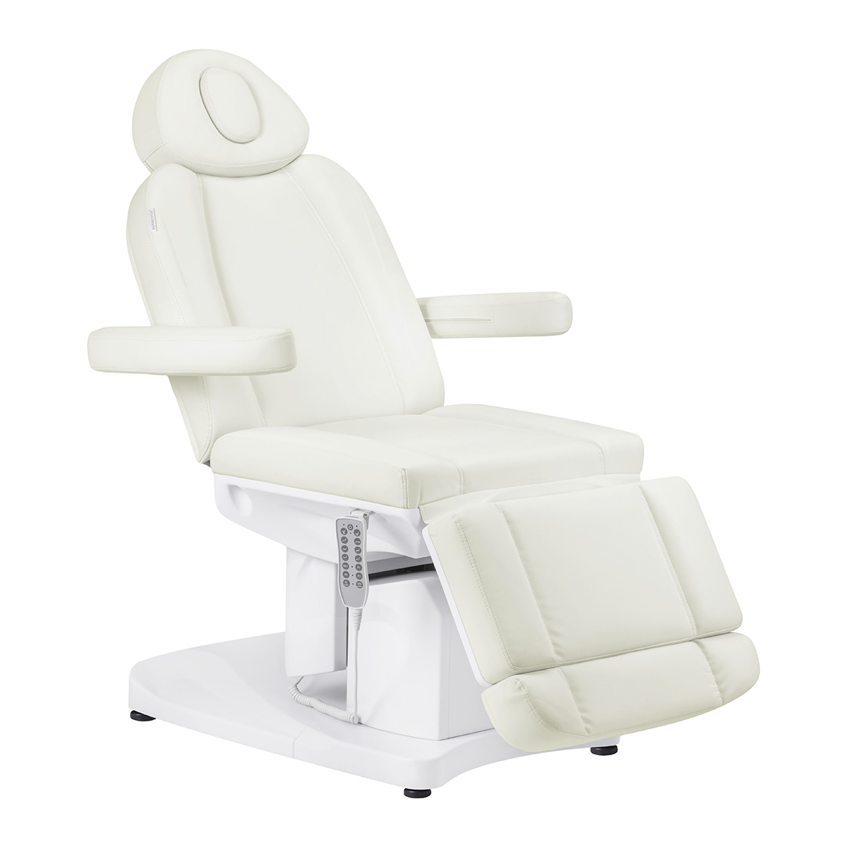 Electric cosmetic chair azzurro 708a 4 strong. white heated