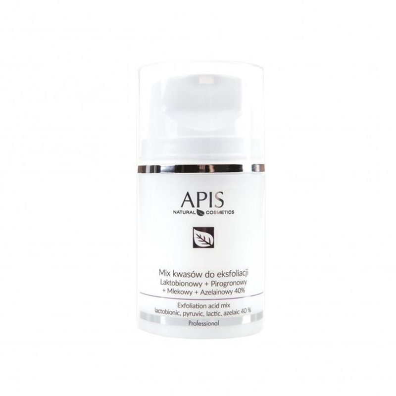 Apis rūgščių mišinys 40% laktо. + pirogro. + pieno. + azelaino, 50 ml