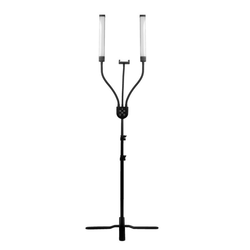 Čierna LED lampa