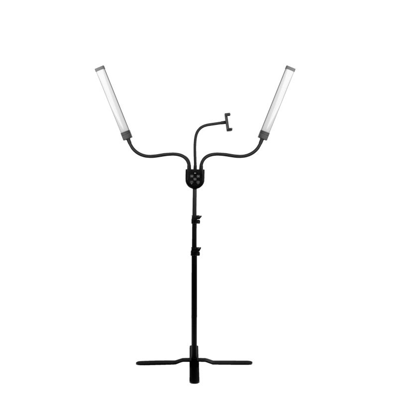 Čierna LED lampa
