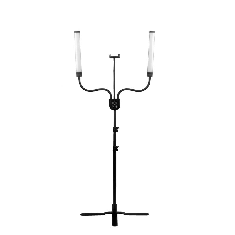 Čierna LED lampa