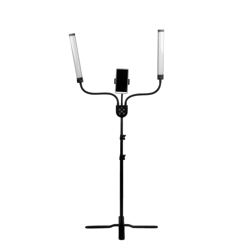 LED  lampa na mihalnice a make-up Polluks IV typ msp-mj-02 čierna s ovládačom