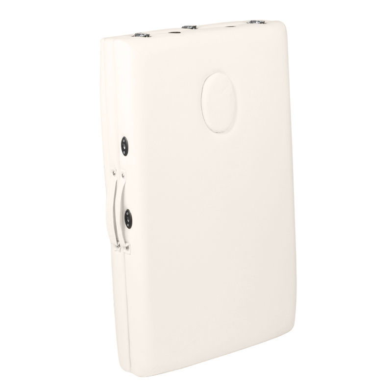 Skladací masážny stôl hliníkový komfort krémový Activ Fizjo 2 dielny