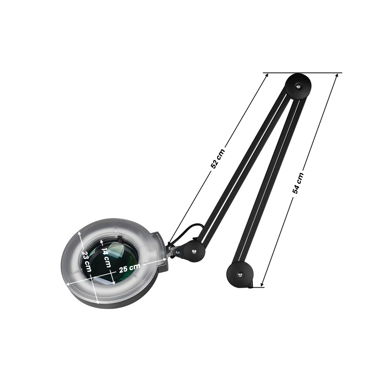 Lampa S4 + statív čierna