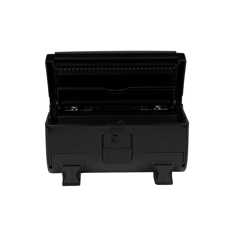 Čierny zásobník na hliníkovú fóliu