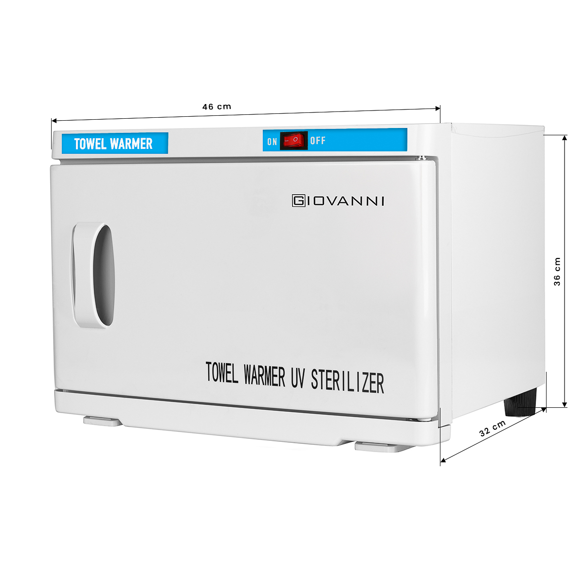 Ohrievač uterákov s UV-C sterilizátorom 16l biely