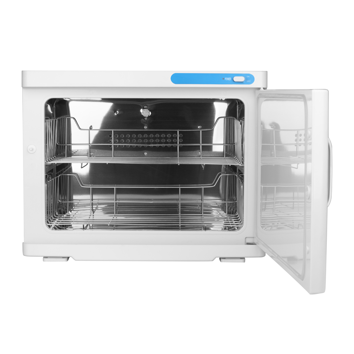 Towel warmer with uv-c 23l sterilizer white
