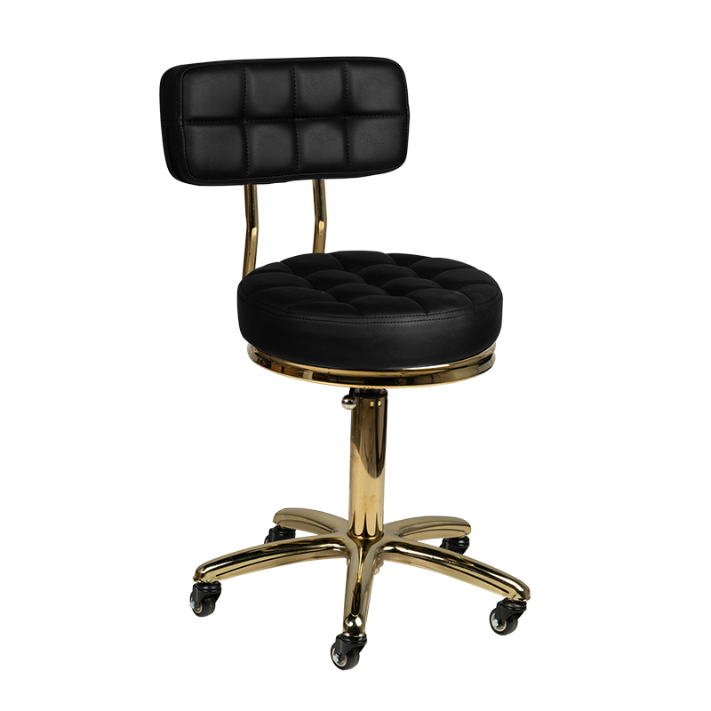 Kozmetická stolička Gold AM-961 čierna