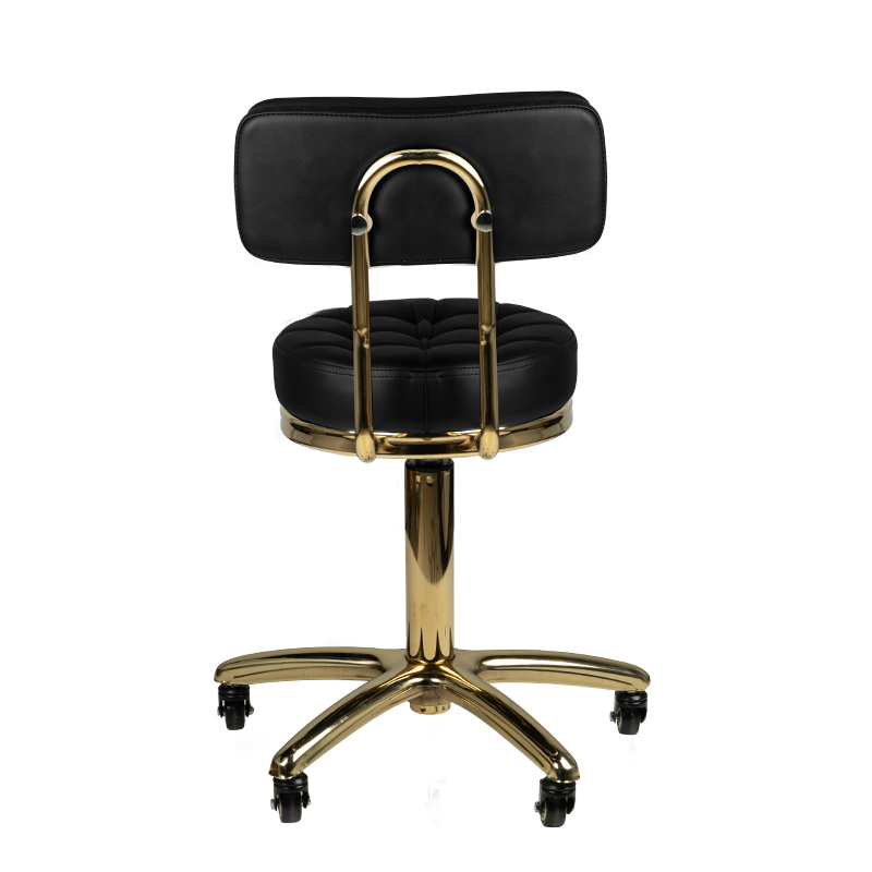 Kozmetická stolička Gold AM-961 čierna