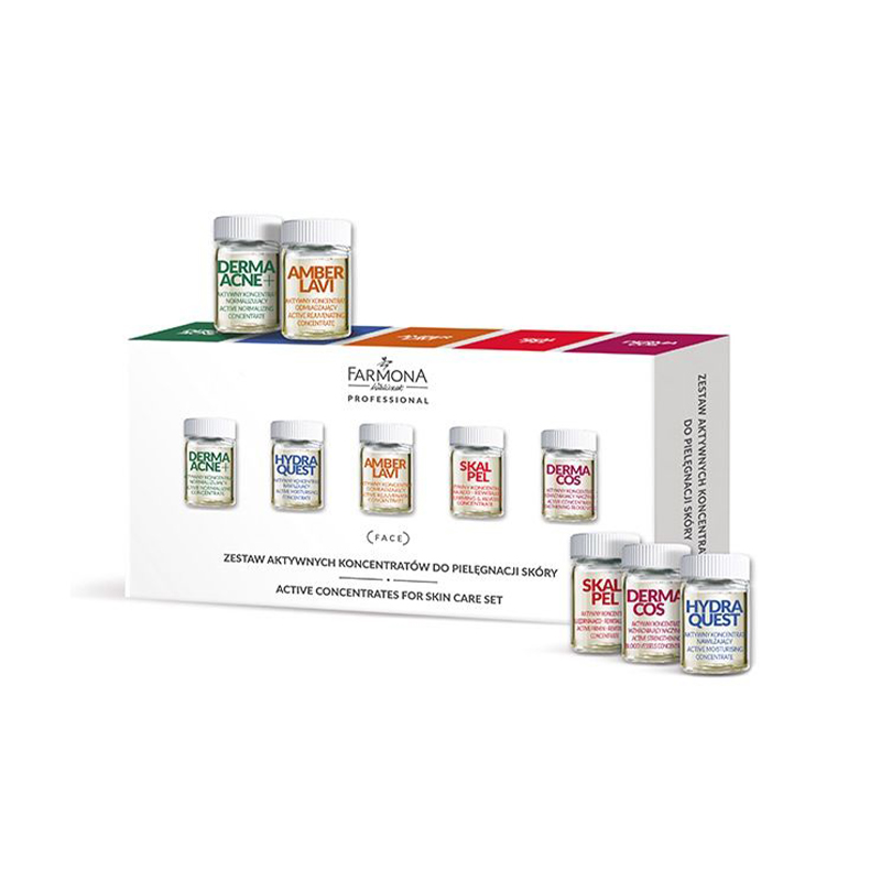 Farmona aktyvių koncentratų odos priežiūrai rinkinys 10 x 5 ml