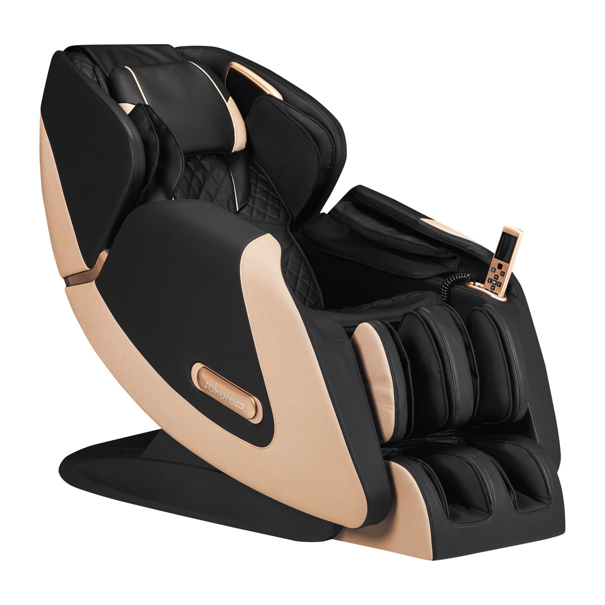 Masážne kreslo Sakura Luxury 808, čierne