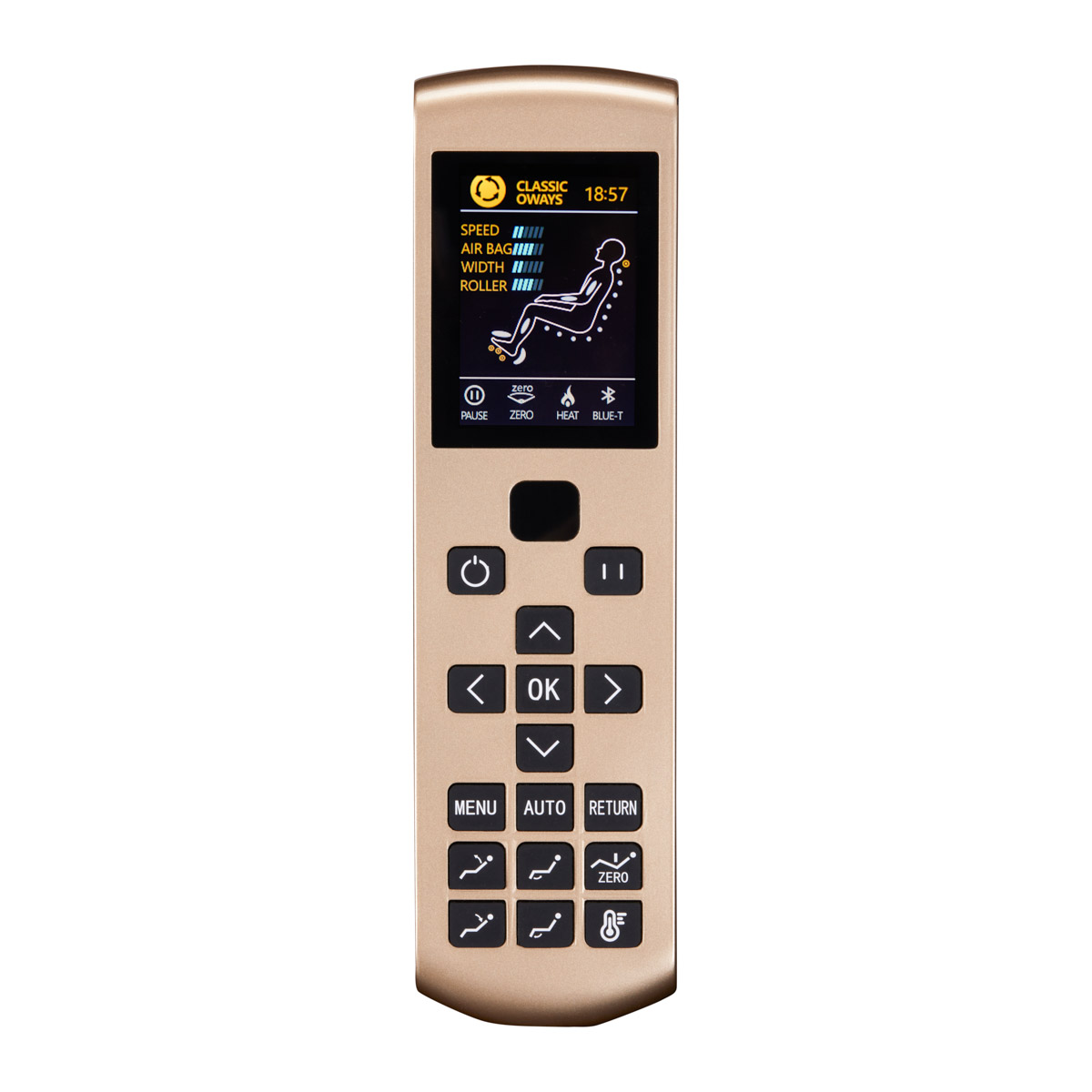 Masážne kreslo Sakura Luxury 808, čierne