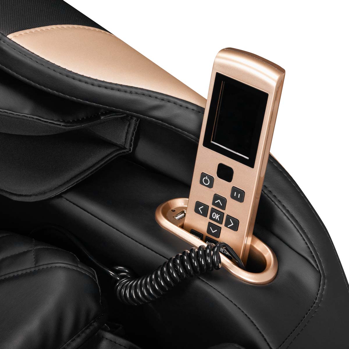 Masážne kreslo Sakura Luxury 808, čierne