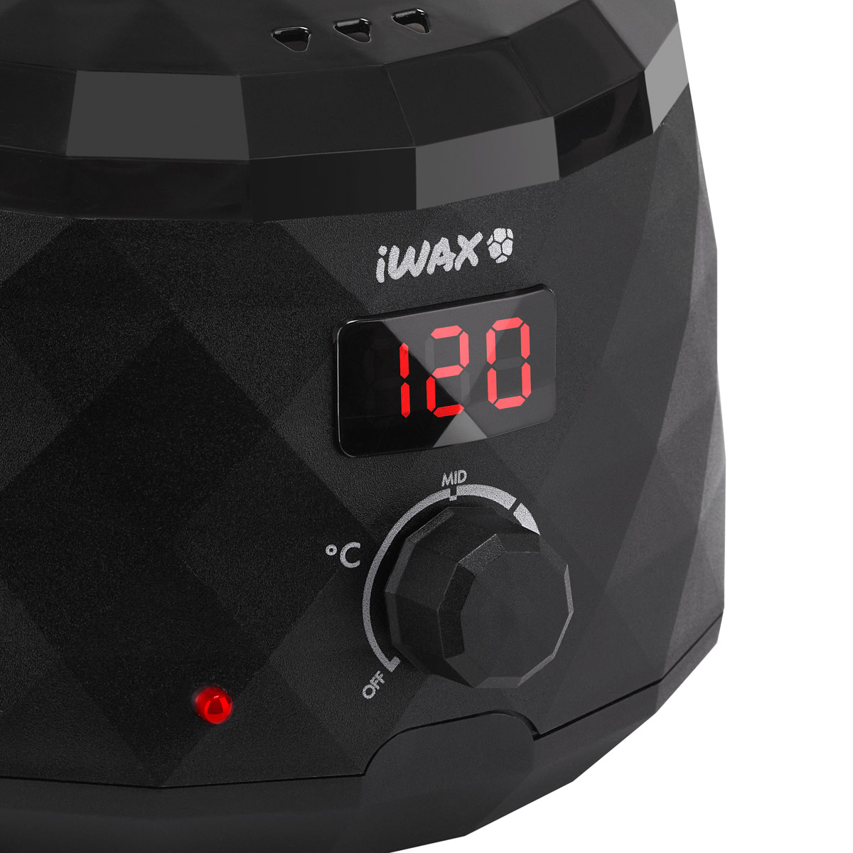 Ohrievač na depilačný vosk iWax Diamond Tech 400ml 100W čierny