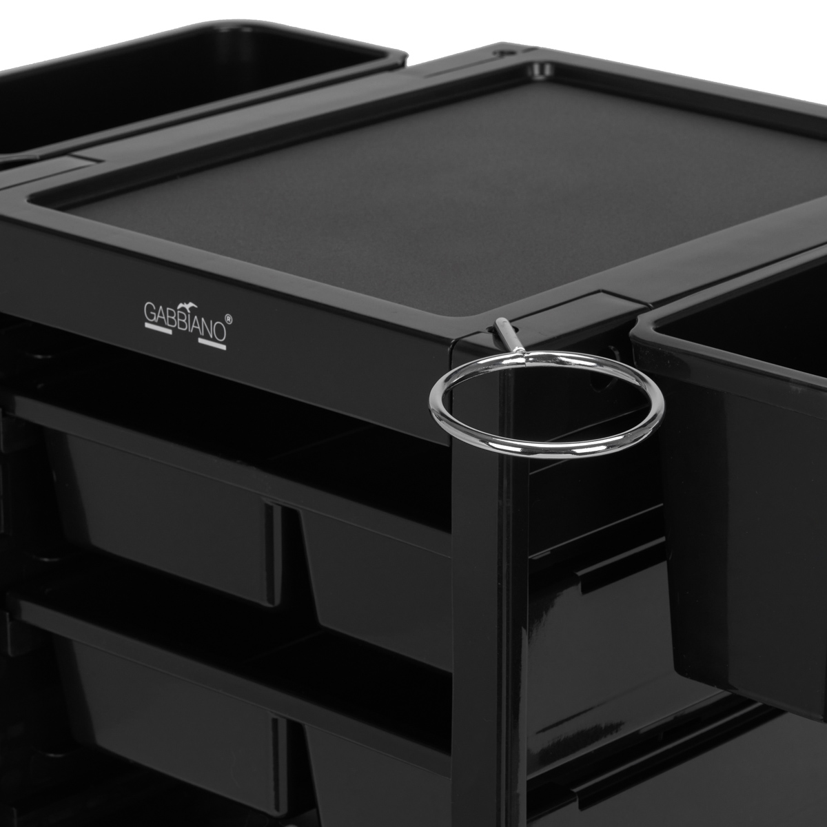 Gabbiano kadernícky vozík 68B čierny
