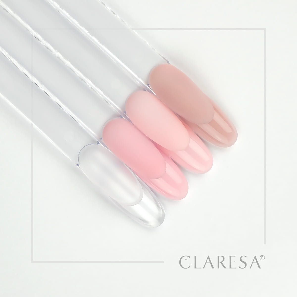 Claresa stavebný gél Soft & Easy mliečno rúžový 45g