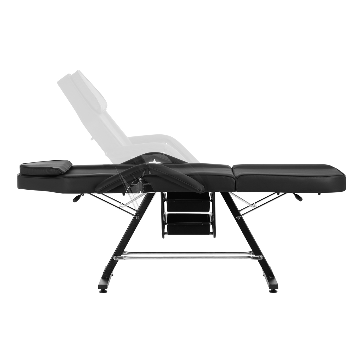 Kozmetické kreslo čierne Sillon