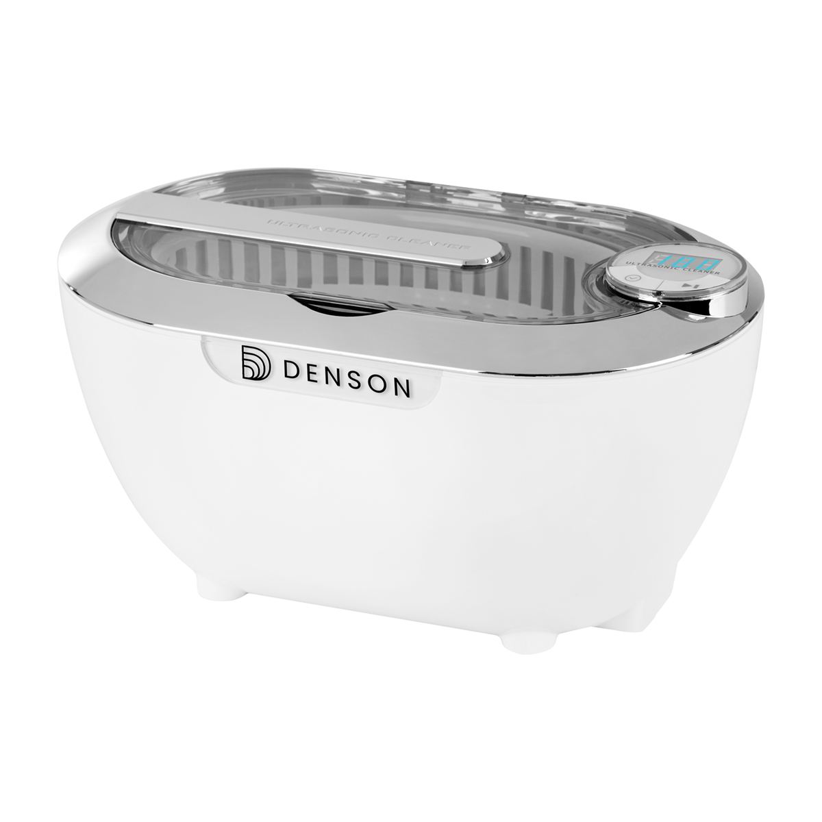 Ultrazvuková čistička ACD-3840 s objemom 0,6 l a objemom 31 W biely