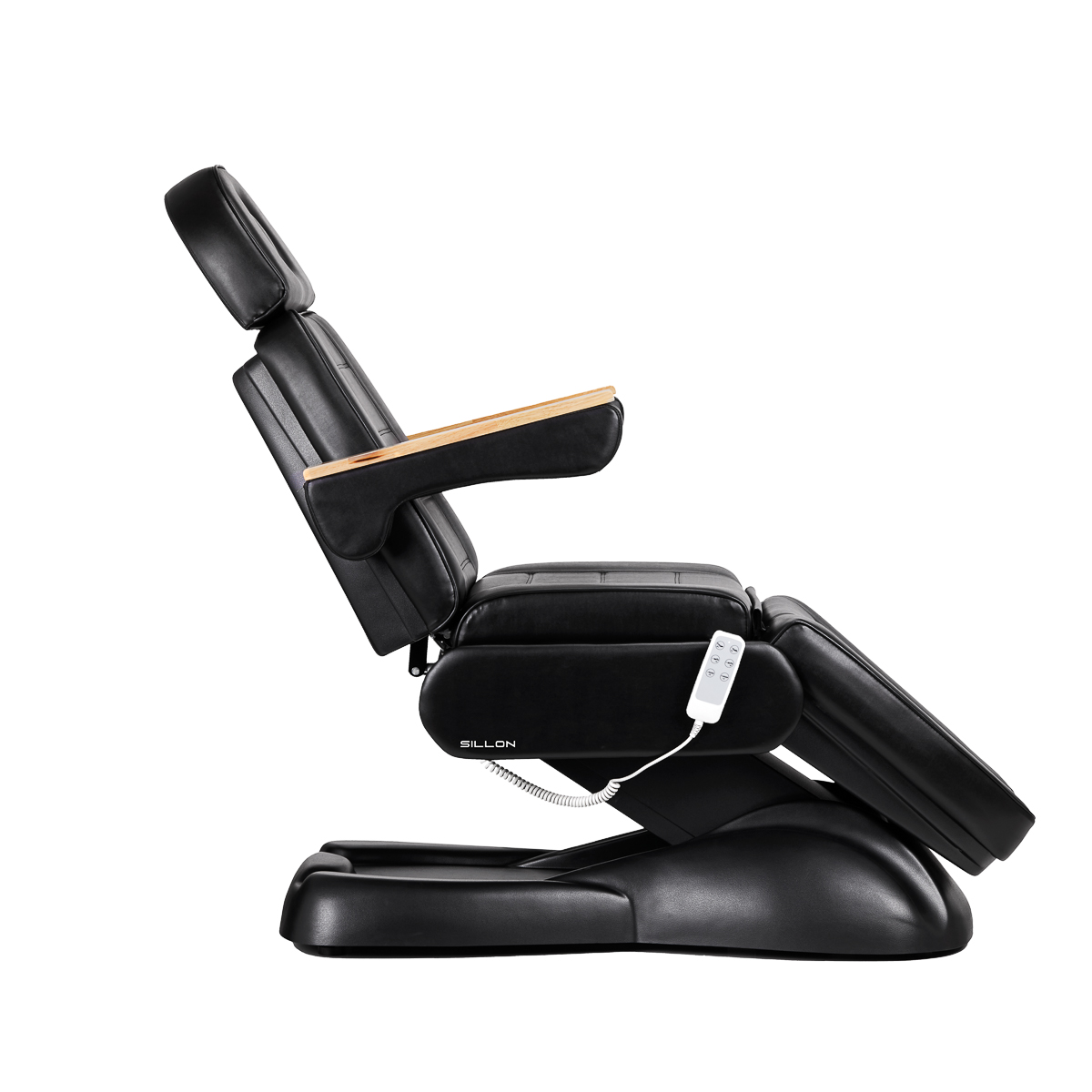Elektrické kozmetické kreslo SILLON Lux 273b 3 motory čierne