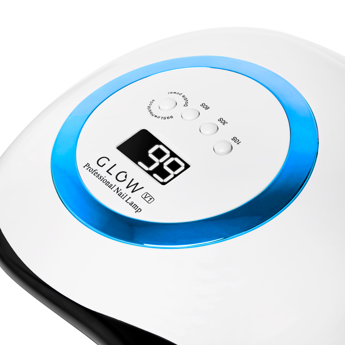 UV LED lampa na nechty Glow V1 168W modrá
