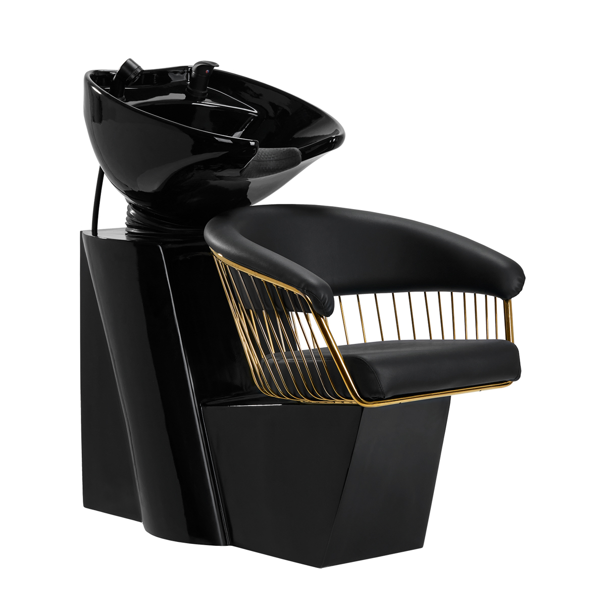 Gabbiano kadernícky umývací stroj Lille - zlato-čierny