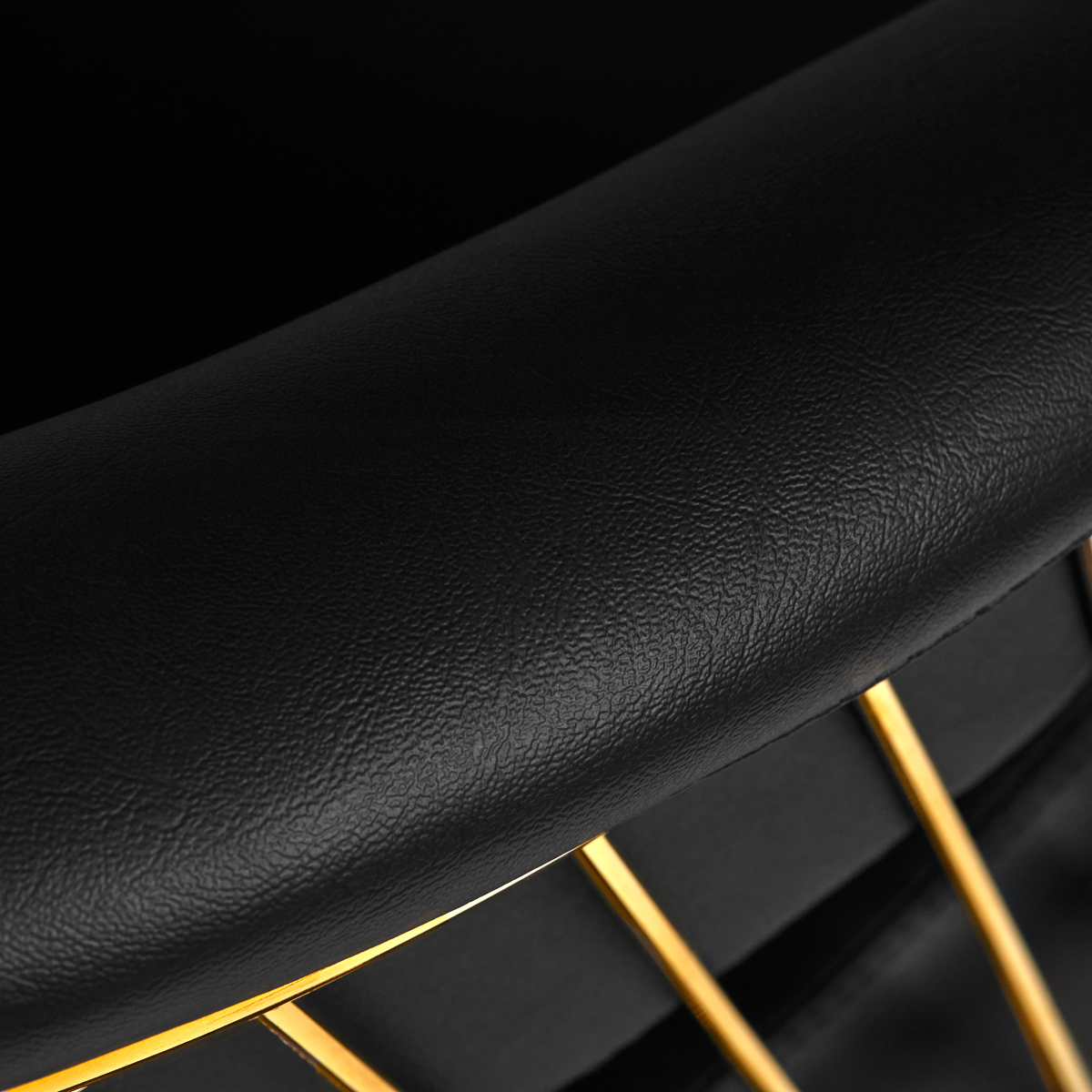 Kadernícke kreslo Hair System Lille zlato-čierne