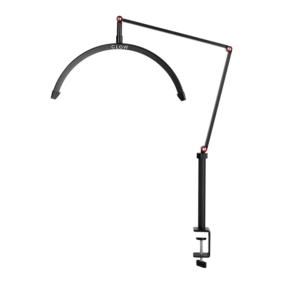 Poloblúková Kozmetická lampa na stôl Glow MX3 čierna