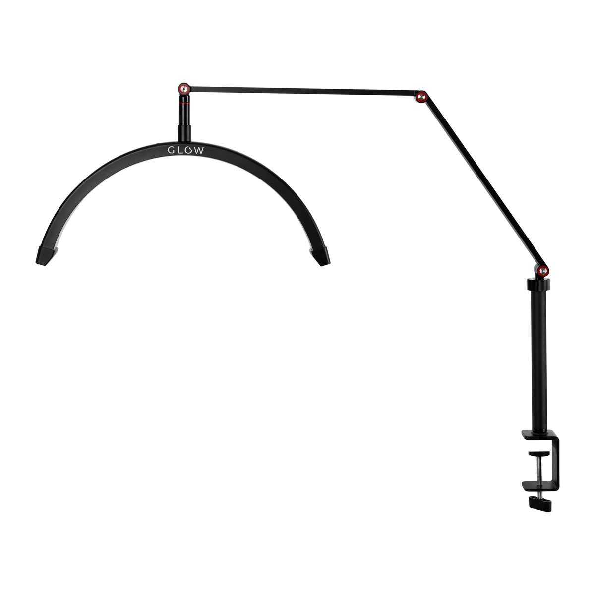 Poloblúková Kozmetická lampa na stôl Glow MX3 čierna