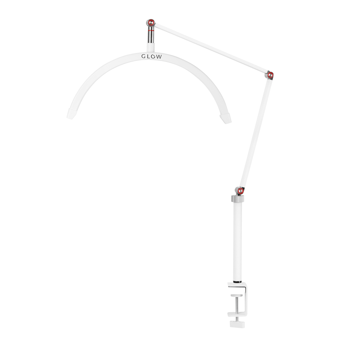 Poloblúková lampa na stôl biela MX3