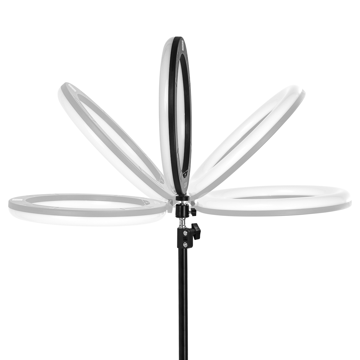 GLOW kruhová lampa 13" bsc so stojanom 10W